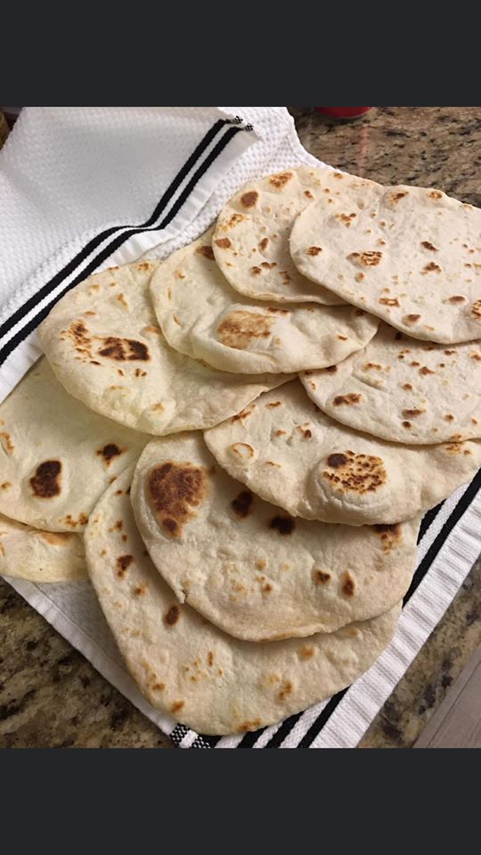 Homemade Flour tortillas