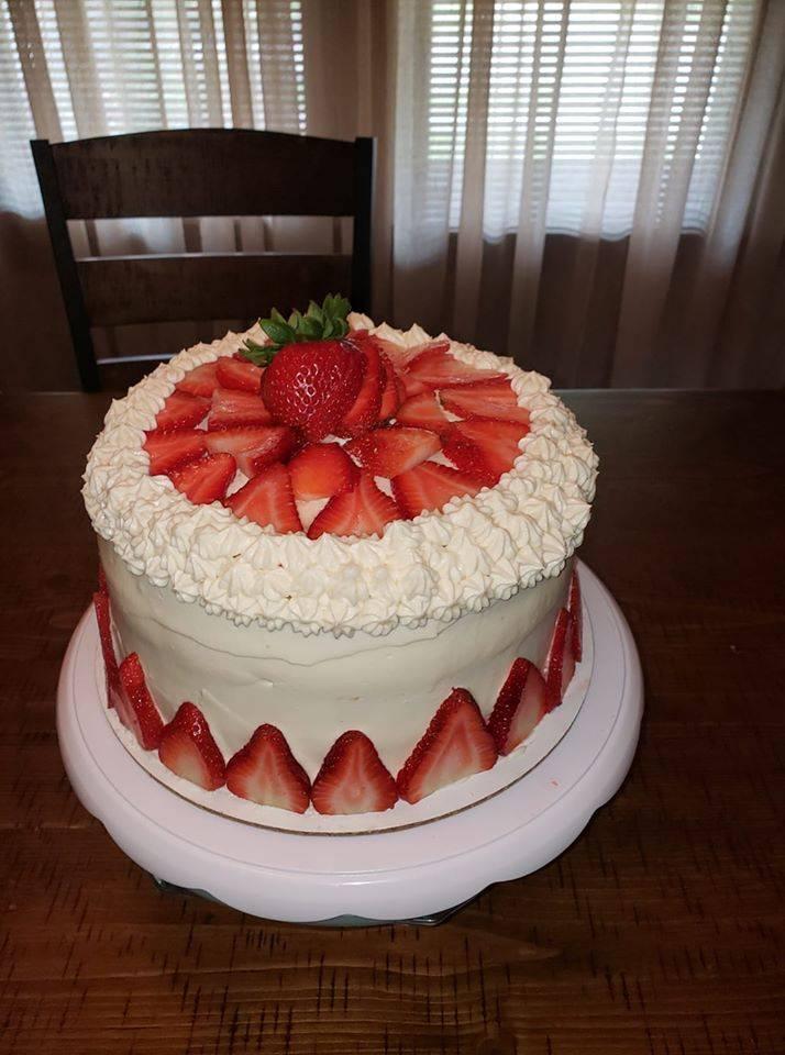 strawberry shortcake cake