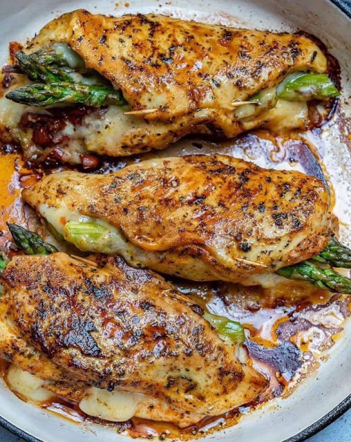 Asparagus Stuffed and Chicken Breast Recipe