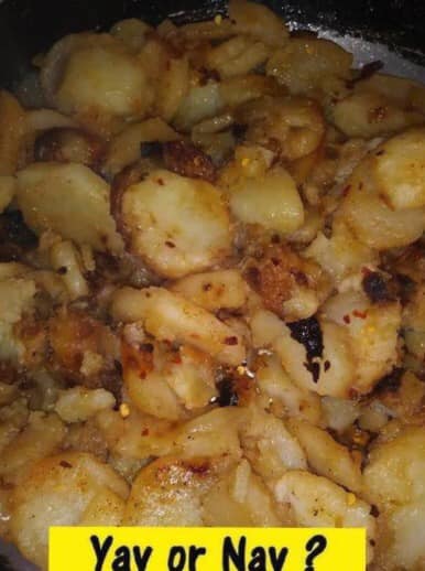 FRIED POTATOES AND ONIONS