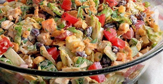 Tex-Mex Chopped Chicken Salad