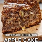 Cinnamon Apple Cake Recipe