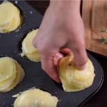Slice Potatoes and Put Them in