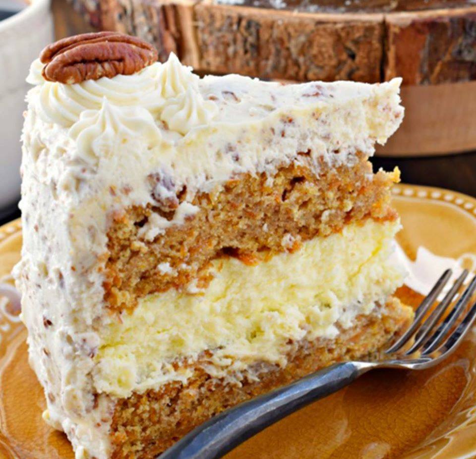 Carrot Cake Cheesecake Cake