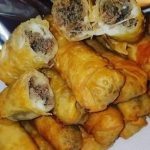 Philly cheesesteak egg rolls