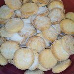 polvorones orange cookies