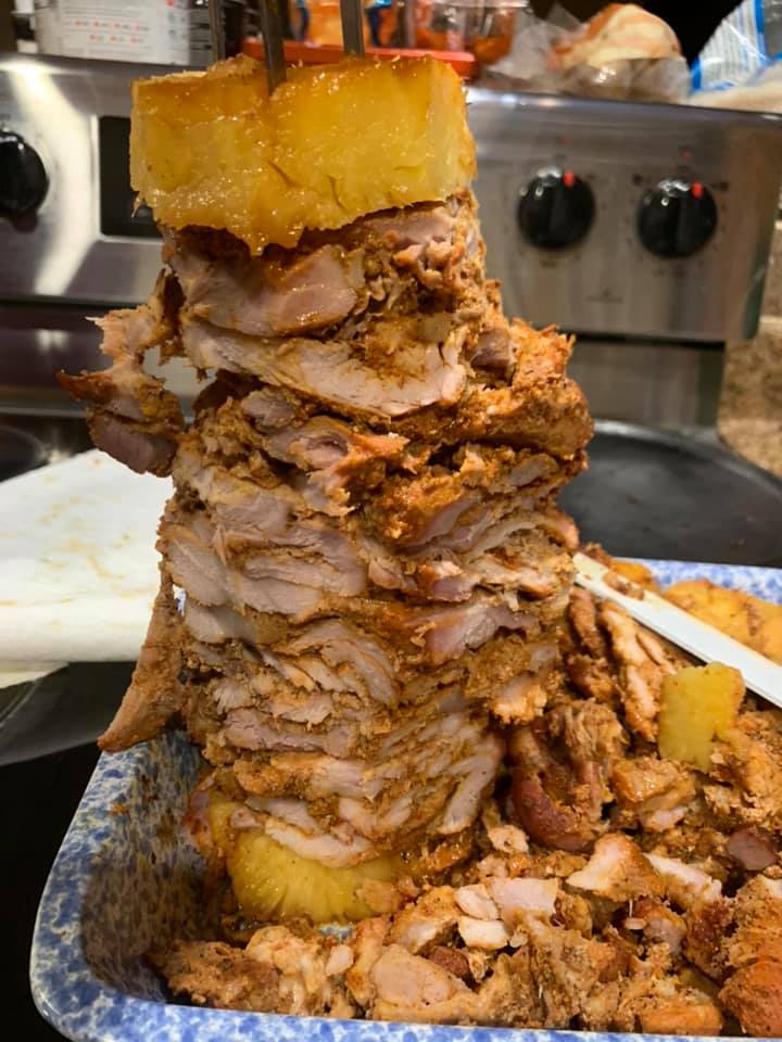 Marinade Pastor tacos