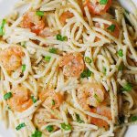 Shrimp pasta