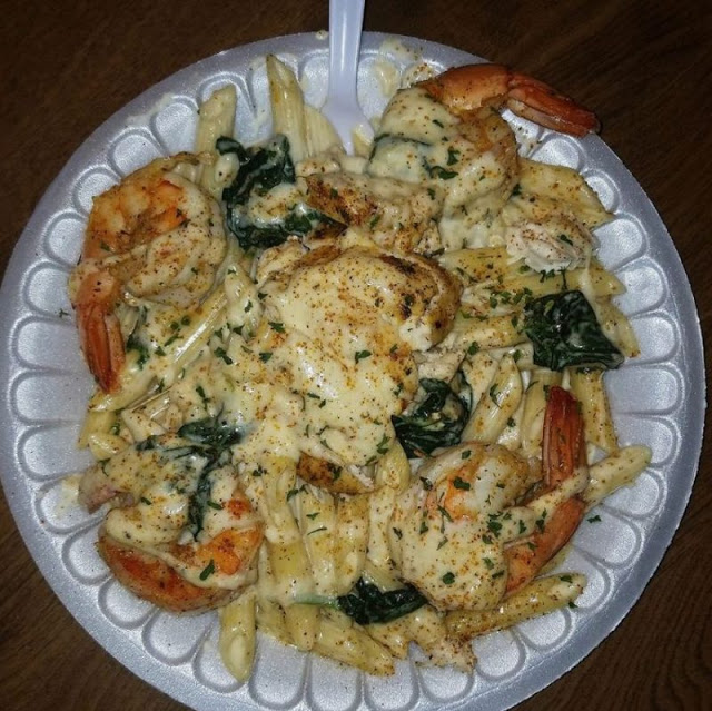 Shrimp & Spinach Alfredo