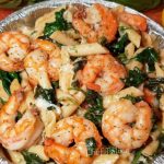 Garlic Shrimp Pasta Bake
