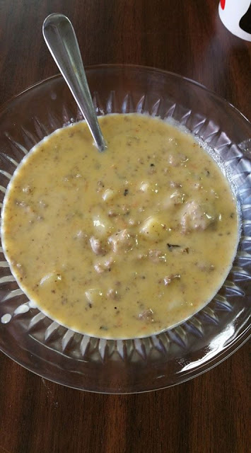 Cheeseburger soup