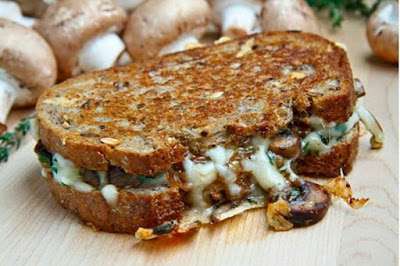 Mushrooms Grilled Cheese