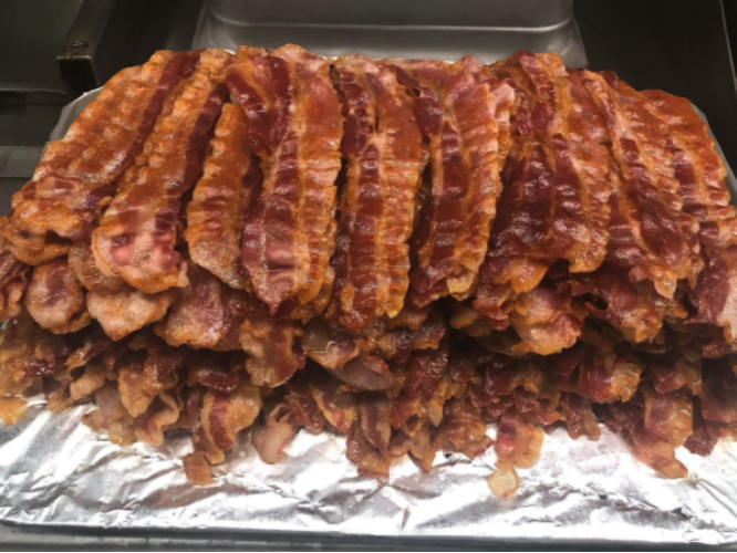 Where is all my bacon lovers at