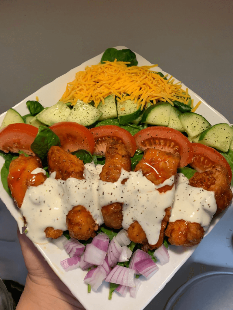 Grilled Buffalo Chicken Salad