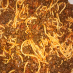 My daughters asked me to make spaghetti