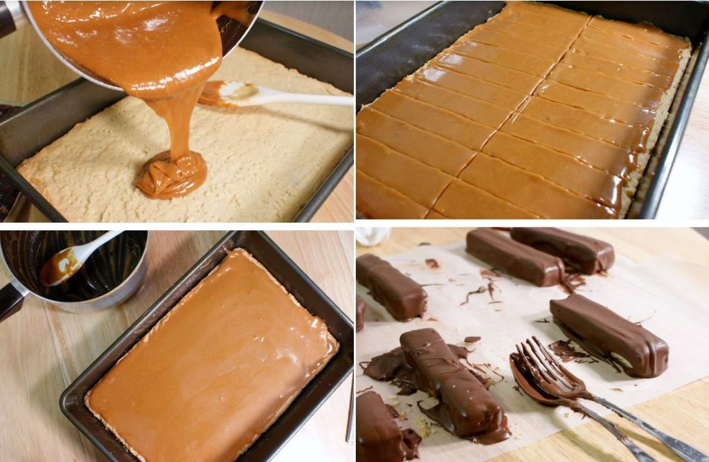 Homemade Twix Bars