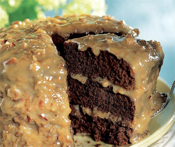 Homemade German Chocolate Cake
