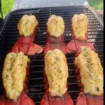 Grilled lobster tails