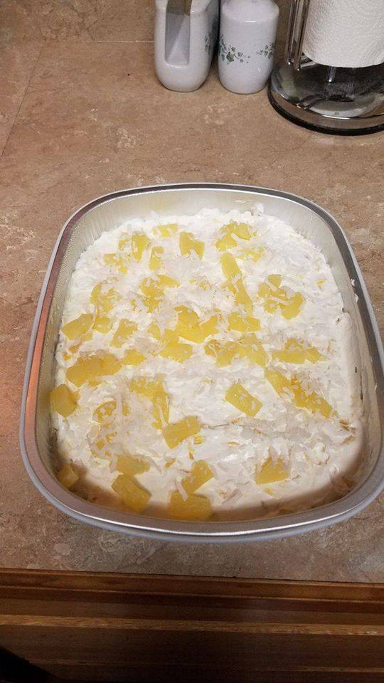 No Bake Pineapple Dream Dessert