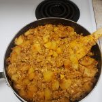 Chorizo, eggs, and potatoe