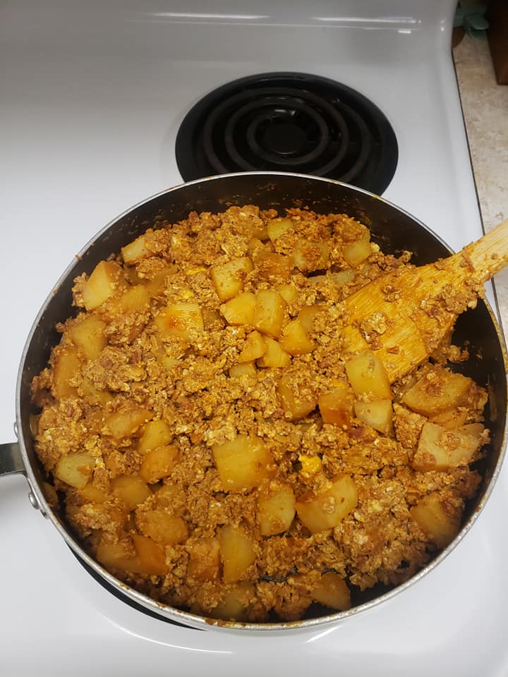 Chorizo, eggs, and potatoe