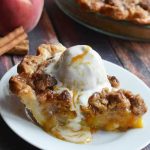 Maple Bourbon Brown Butter Peach Pie