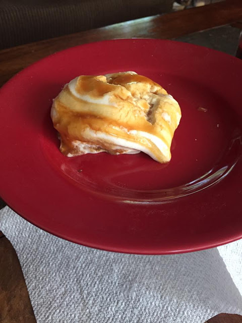 Ritz Cracker Salted Caramel Icebox Cake