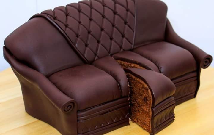 Chocolate Sofa Cake Step By Step
