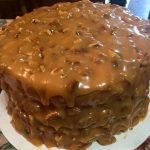 HOMEMADE PECAN PRALINE CAKE