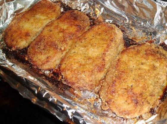 Baked Pork Chop with Parmesan Recipe