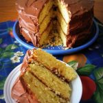 BUTTERMILK CAKE WITH CHOCOLATE FROSTING
