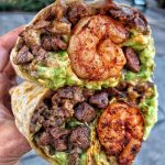 Surf and turf burritos