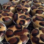 Leopard print cup pies