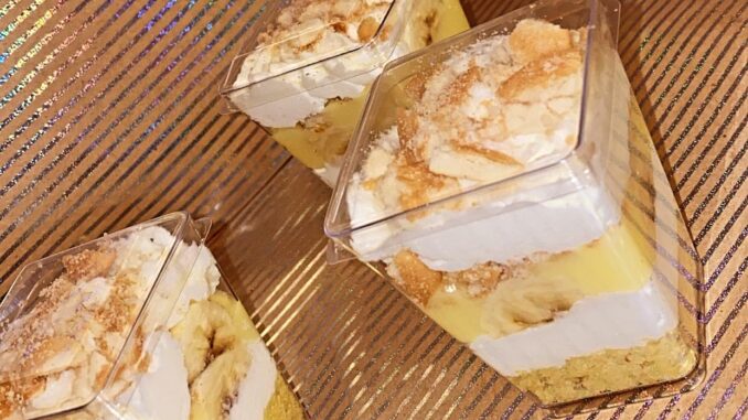 Banana Pudding Cake Cups