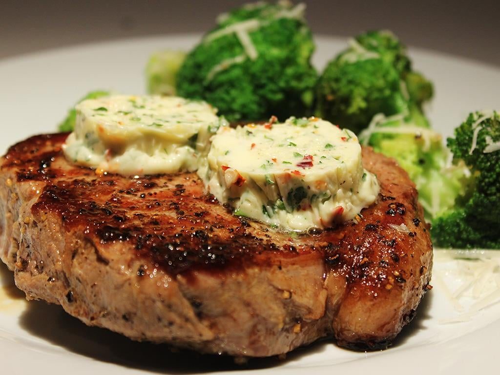 Sirloin Steak with Garlic Butter
