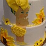 Classic Yellow Cake with Chocolate Frosting