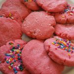Polvorones Mexicanos (big pink cookies)
