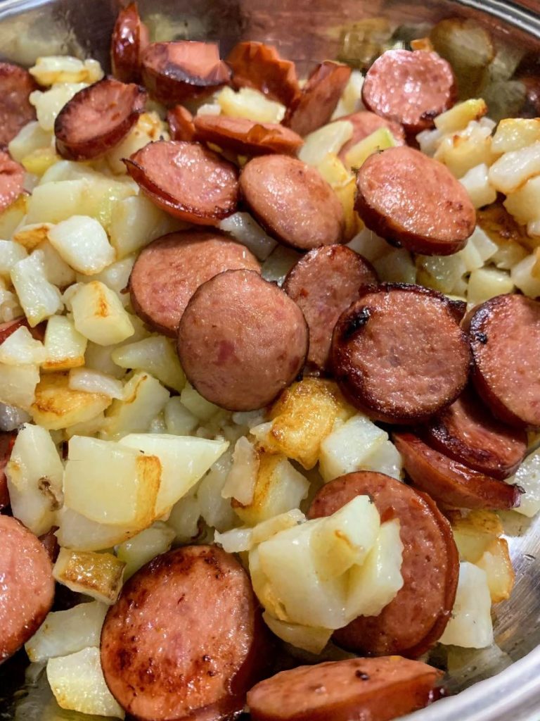 Oven-Roasted Smoked Sausage & Potatoes