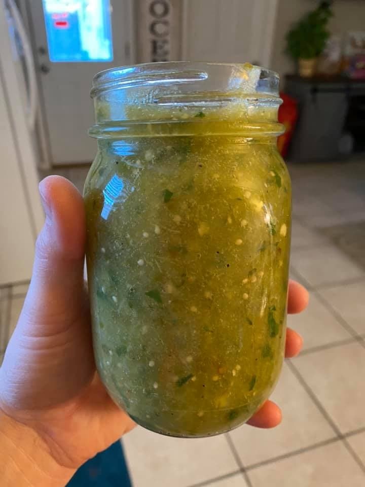 Homemade Salsa verde