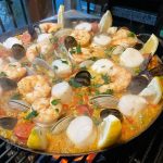 Style Mexican seafood Paella
