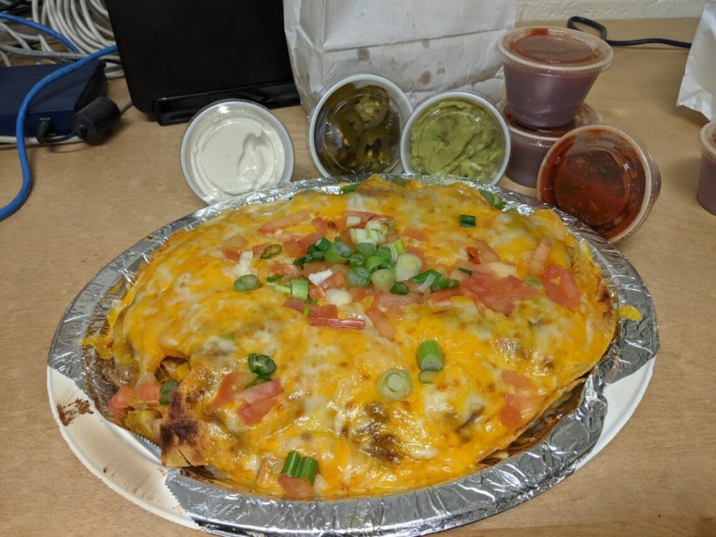 Baked Ground Beef Nachos