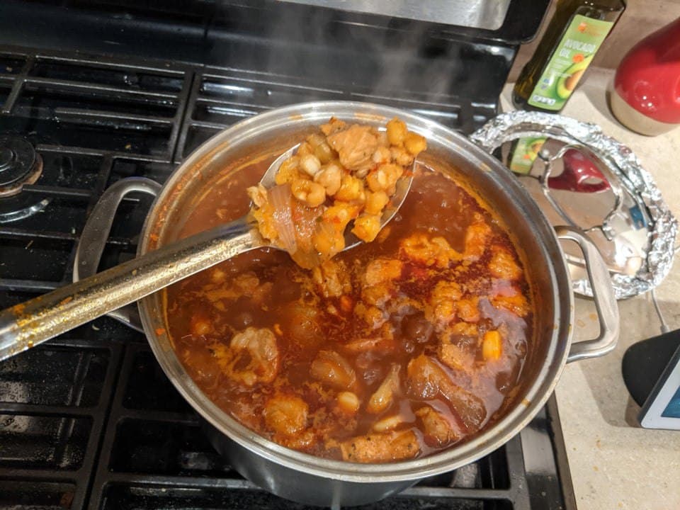 Homemade Pozole Rojo recipe