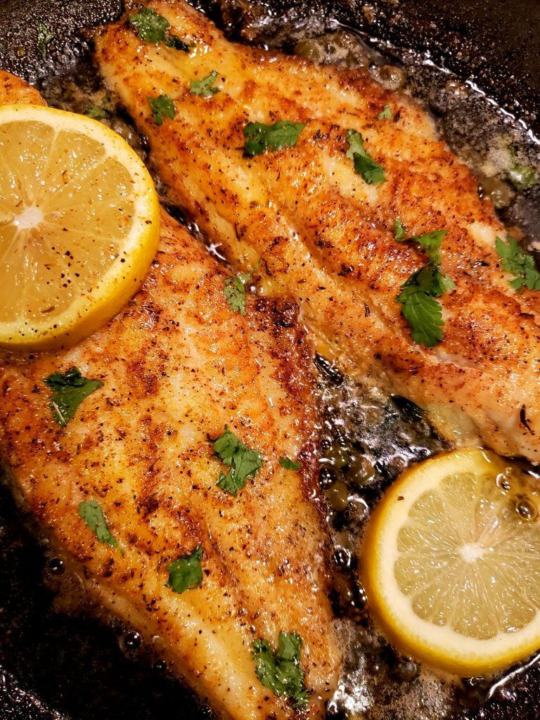 Pan seared fish filets recipe