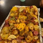 Cajun Shrimp and Sausage Foil