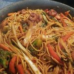 Shrimp lo mein