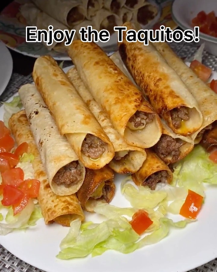 Baked Beef Taquitos Recipe