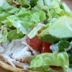 Chicken Tostadas ( Tostadas de Pollo )