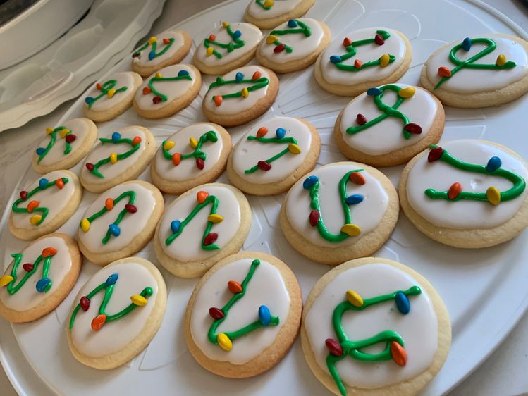 Christmas Lights Cookies