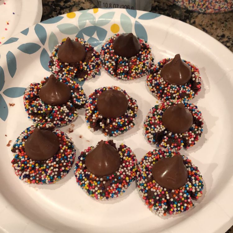 Chocolate Kiss Cookies