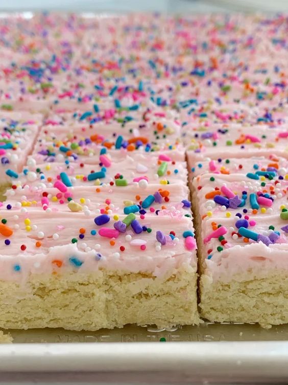 Christmas Sugar Cookie Bars